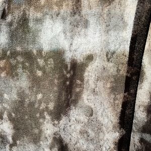 Sheer v neck mid length summer dress